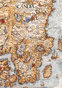 Swedish map